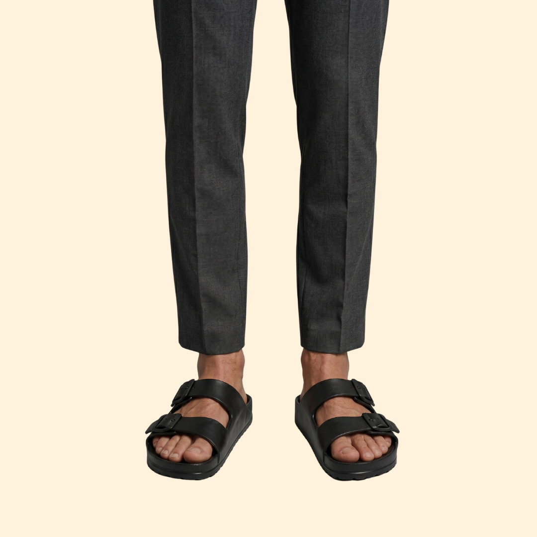 Men's Platform Sandals with Straps