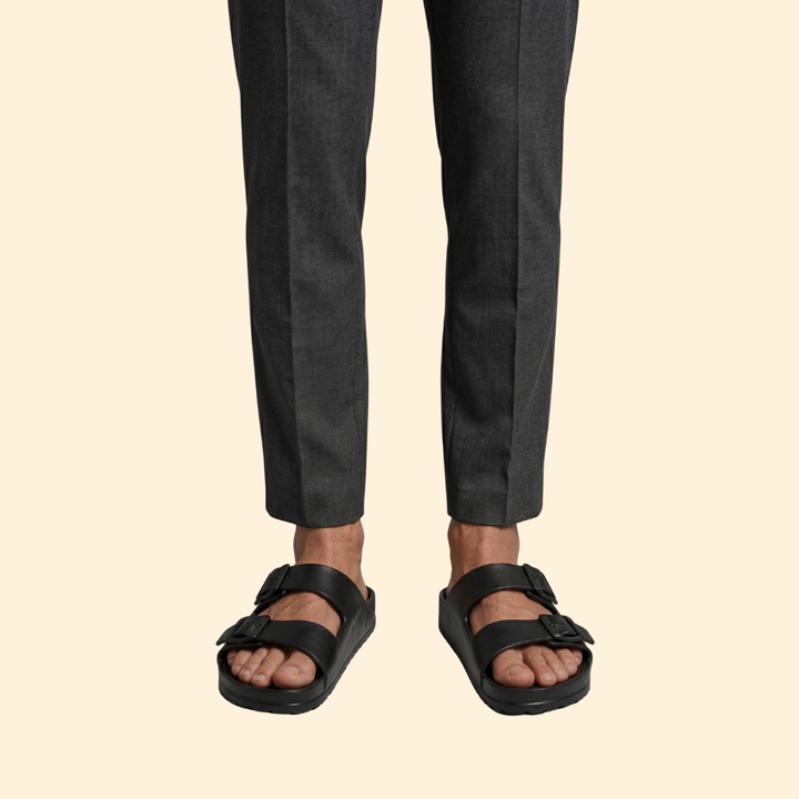 Men's Platform Sandals with Straps