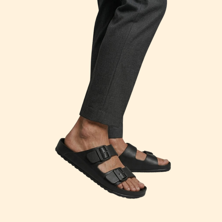 Men's Platform Sandals with Straps