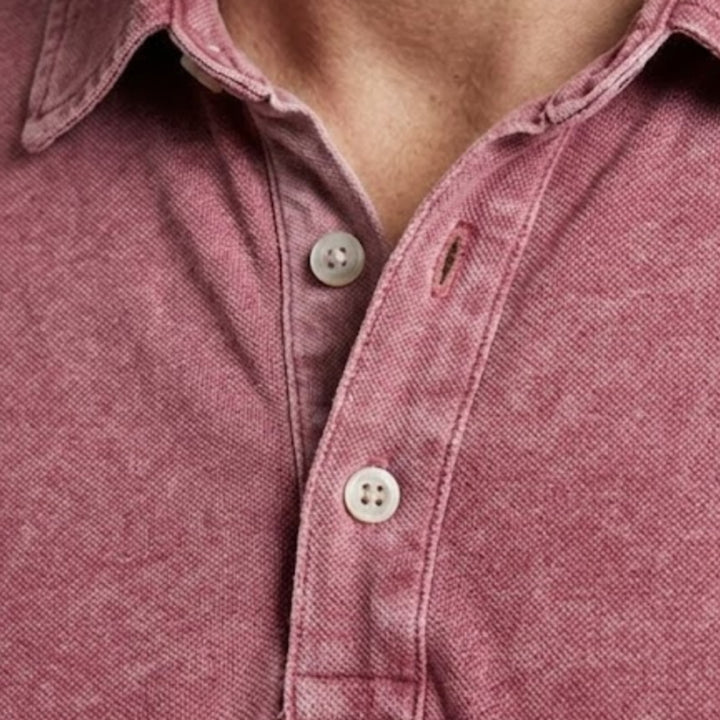 Men’s Polo Shirt with Button Placket