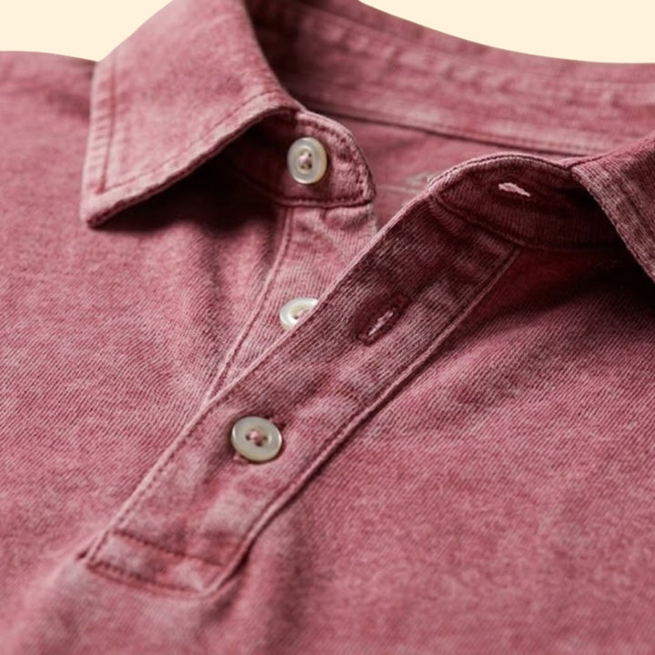 Men’s Polo Shirt with Button Placket