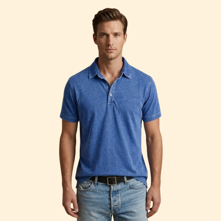 Men’s Polo Shirt with Button Placket