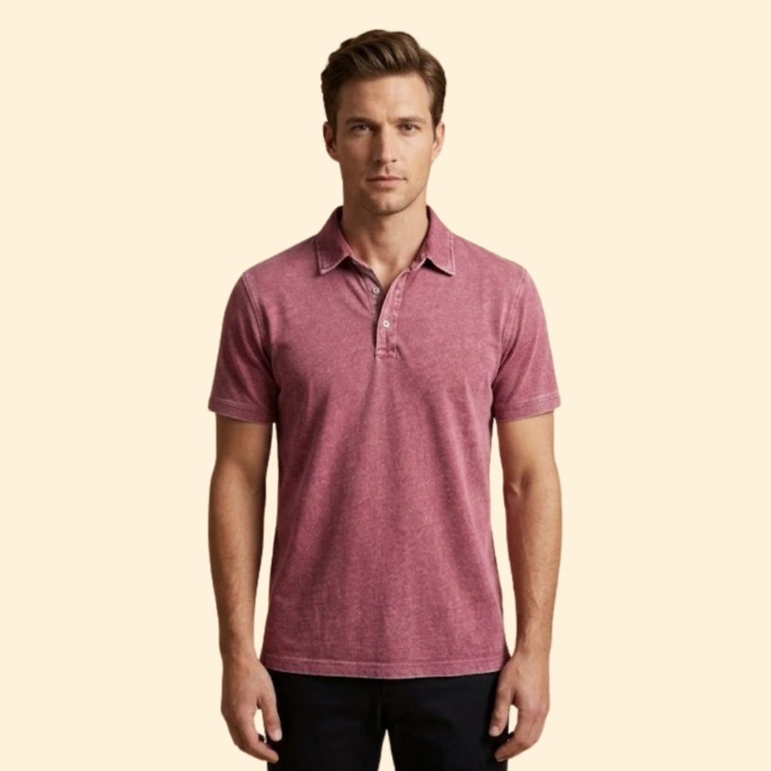 Men’s Polo Shirt with Button Placket