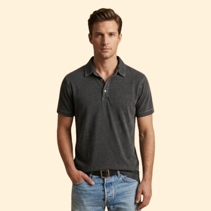 Men’s Polo Shirt with Button Placket