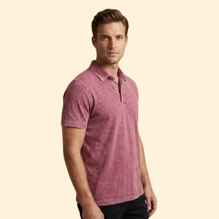 Men’s Polo Shirt with Button Placket