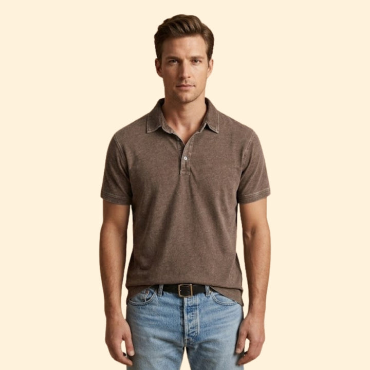 Men’s Polo Shirt with Button Placket
