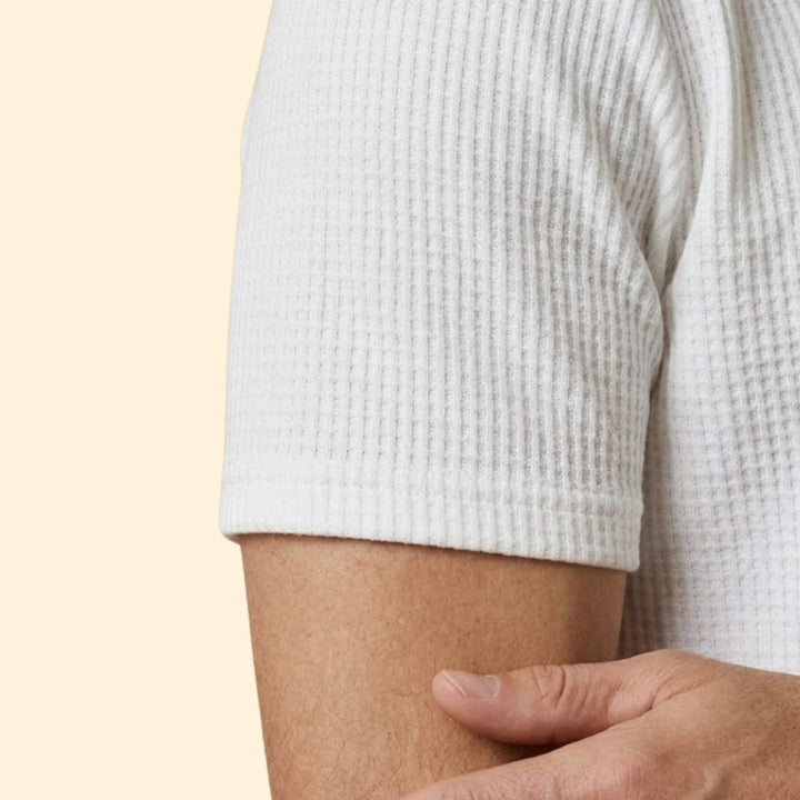 Men’s Polo Shirt with Zipper and Side Pockets