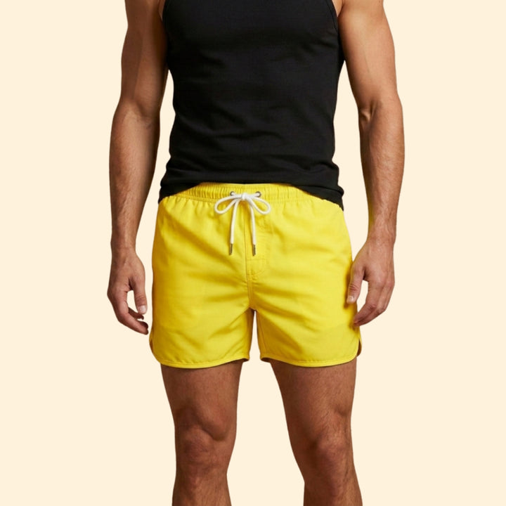 Men’s Poolwear Swim Shorts with Elastic Waistband