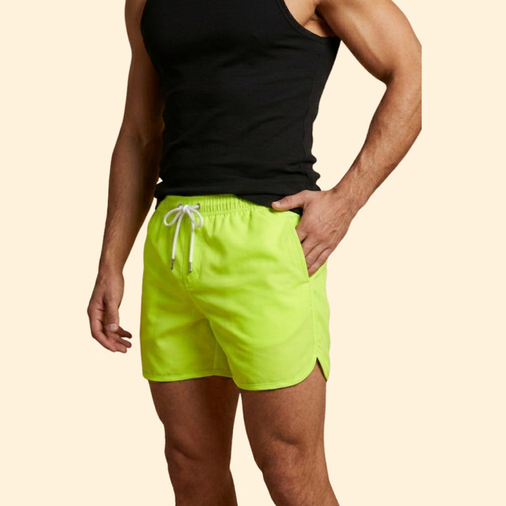 Men’s Poolwear Swim Shorts with Elastic Waistband