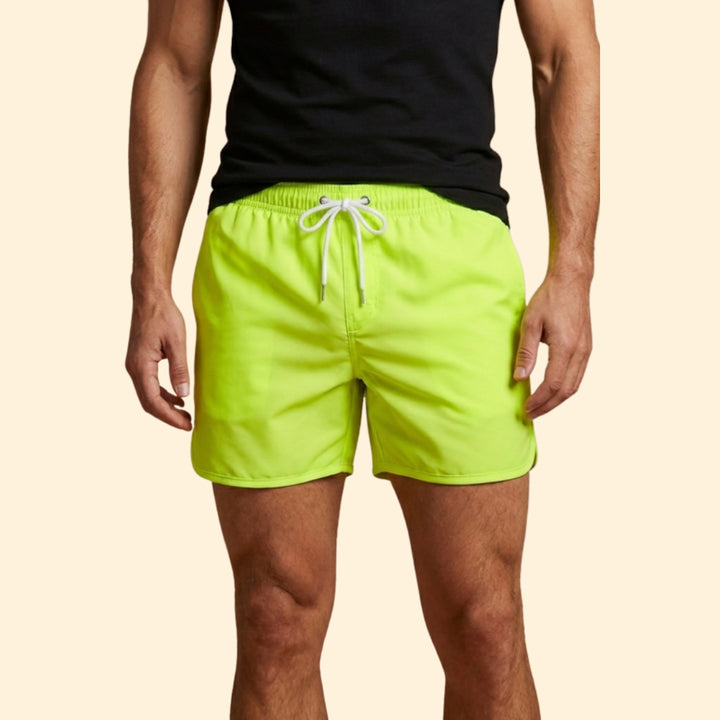 Men’s Poolwear Swim Shorts with Elastic Waistband