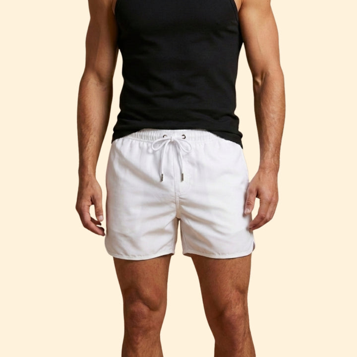 Men’s Poolwear Swim Shorts with Elastic Waistband