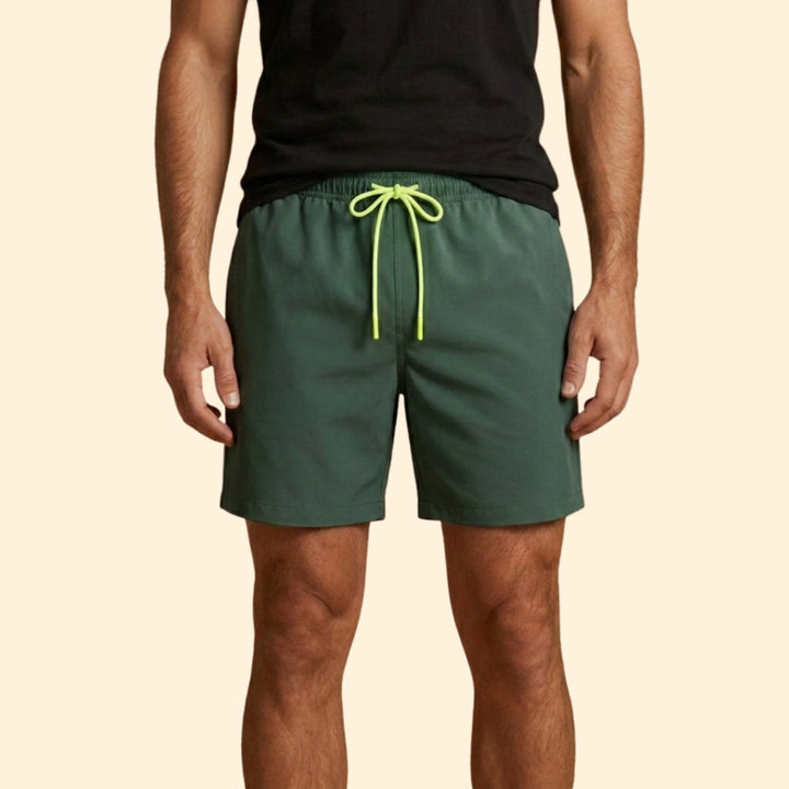 Men’s Quick-Drying Swim Shorts with Drawstring