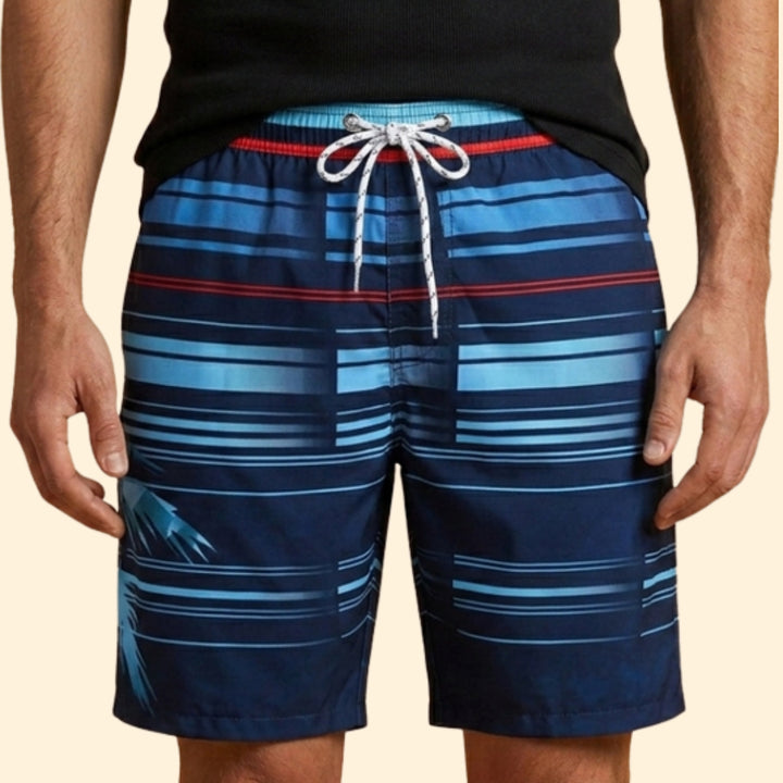 Men’s Quick-Drying Swim Shorts with Drawstring