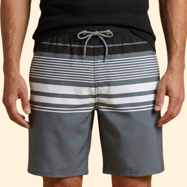 Men’s Quick-Drying Swim Shorts with Drawstring