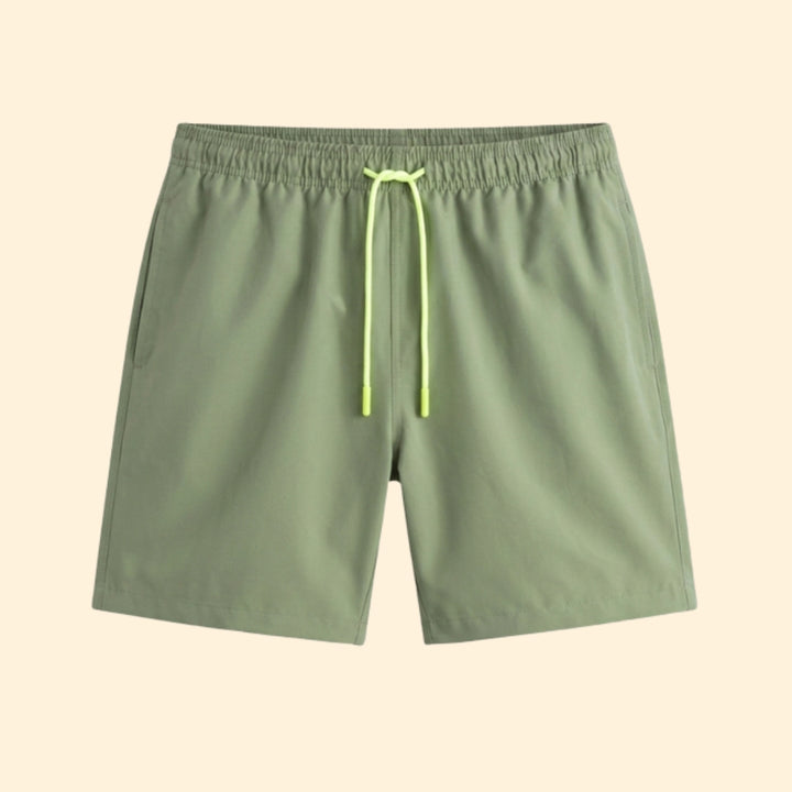 Men’s Quick-Drying Swim Shorts with Drawstring