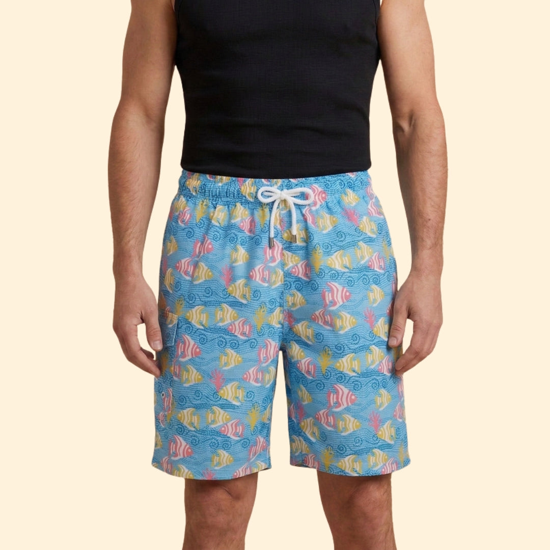 Men’s Quick-Drying Swim Shorts with Stretch