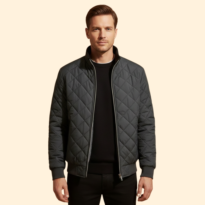 Men’s Quilted Bomber Jacket