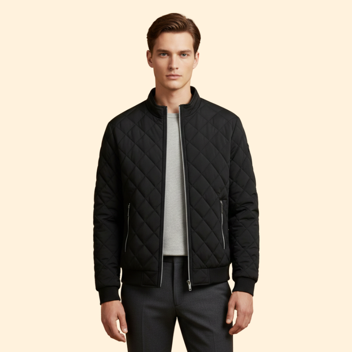 Men’s Quilted Bomber Jacket