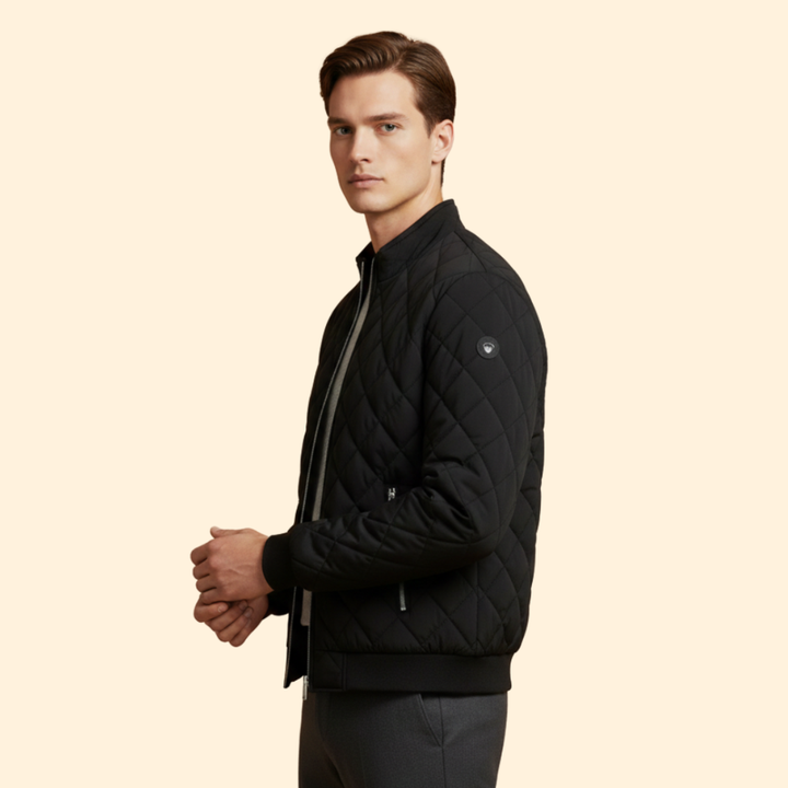 Men’s Quilted Bomber Jacket