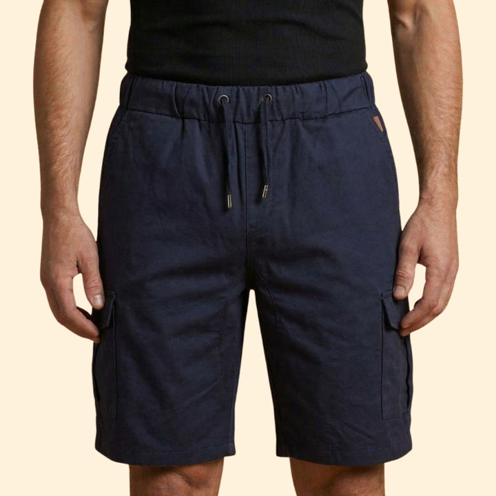 Men’s Relaxed Fit Cargo Shorts with Drawstring