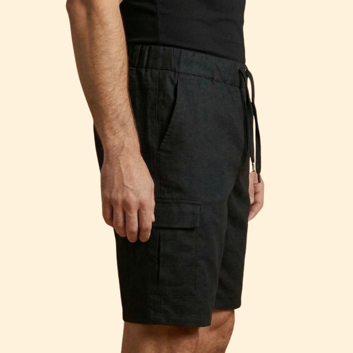 Men’s Relaxed Fit Cargo Shorts with Drawstring