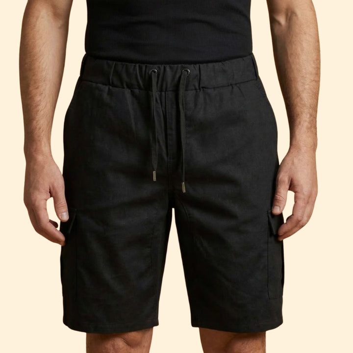Men’s Relaxed Fit Cargo Shorts with Drawstring