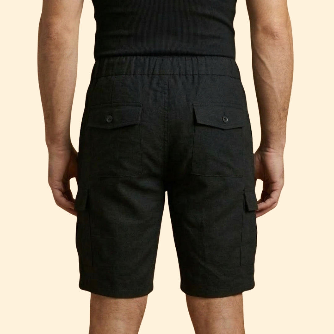 Men’s Relaxed Fit Cargo Shorts with Drawstring