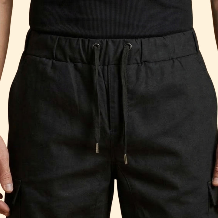Men’s Relaxed Fit Cargo Shorts with Drawstring