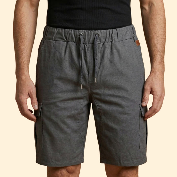 Men’s Relaxed Fit Cargo Shorts with Drawstring