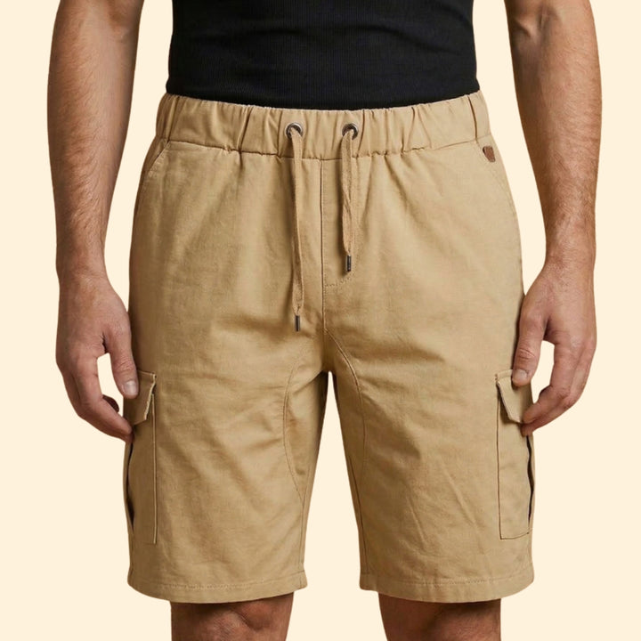 Men’s Relaxed Fit Cargo Shorts with Drawstring