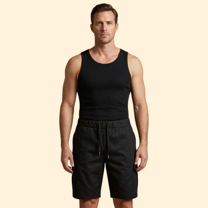 Men’s Relaxed Fit Cargo Shorts with Drawstring