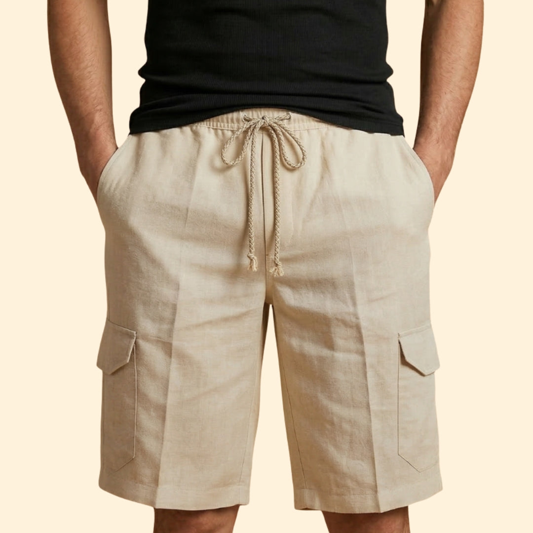 Men’s Relaxed Fit Cargo Shorts with Front Pockets