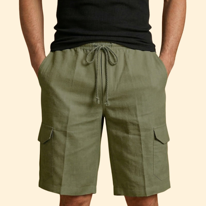 Men’s Relaxed Fit Cargo Shorts with Front Pockets