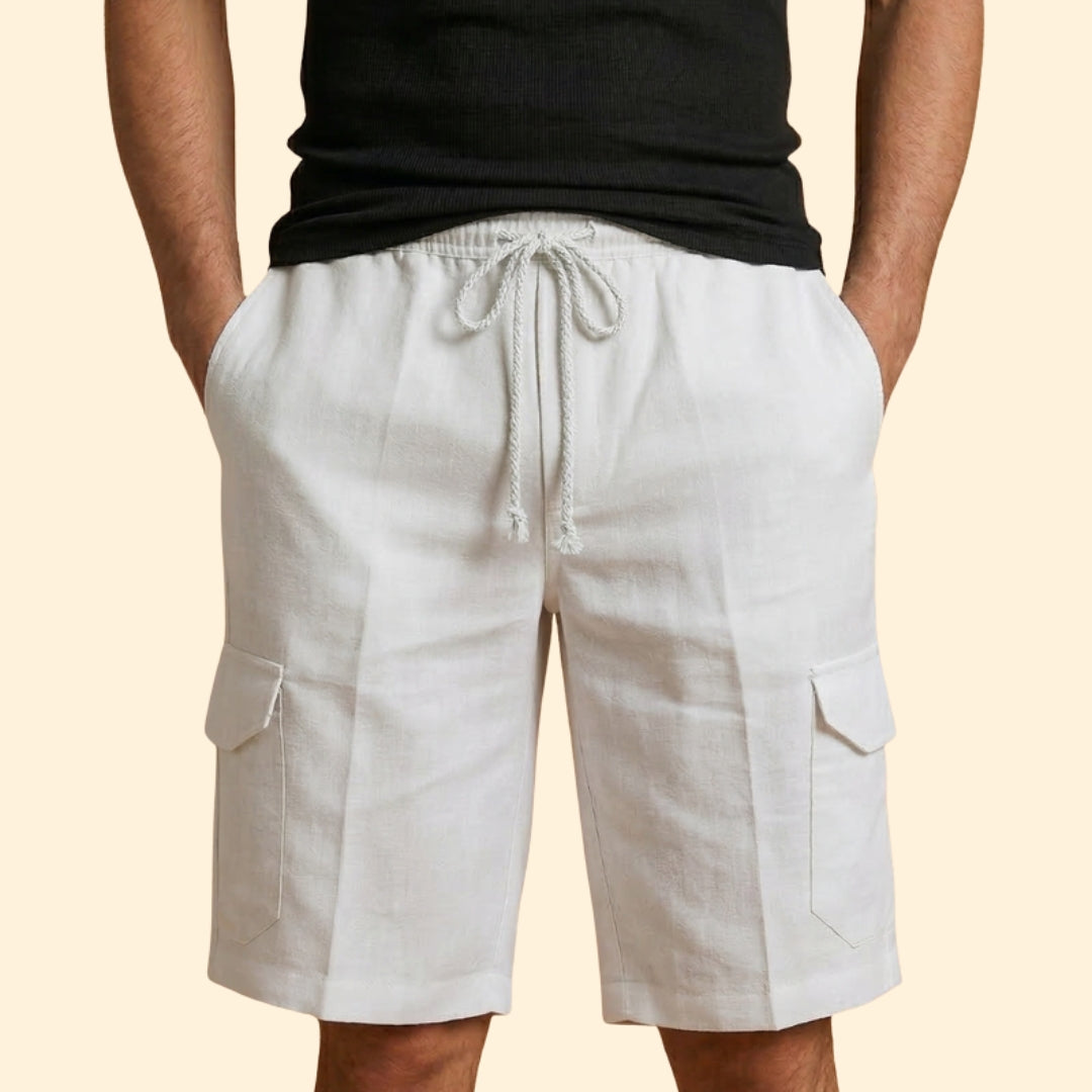 Men’s Relaxed Fit Cargo Shorts with Front Pockets