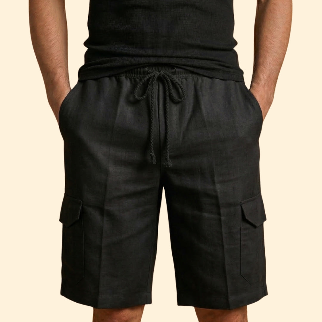 Men’s Relaxed Fit Cargo Shorts with Front Pockets