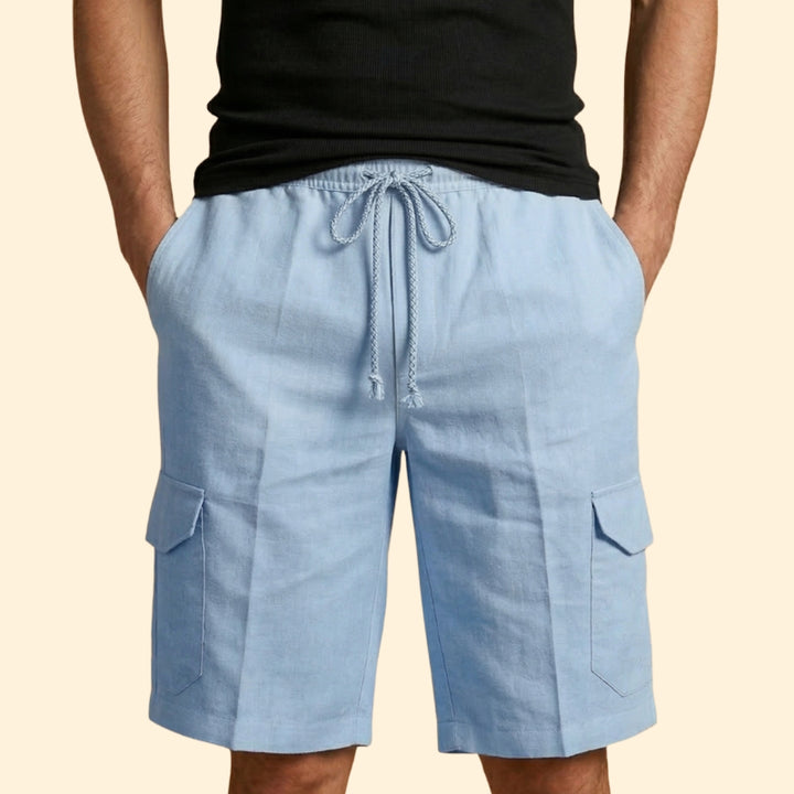 Men’s Relaxed Fit Cargo Shorts with Front Pockets