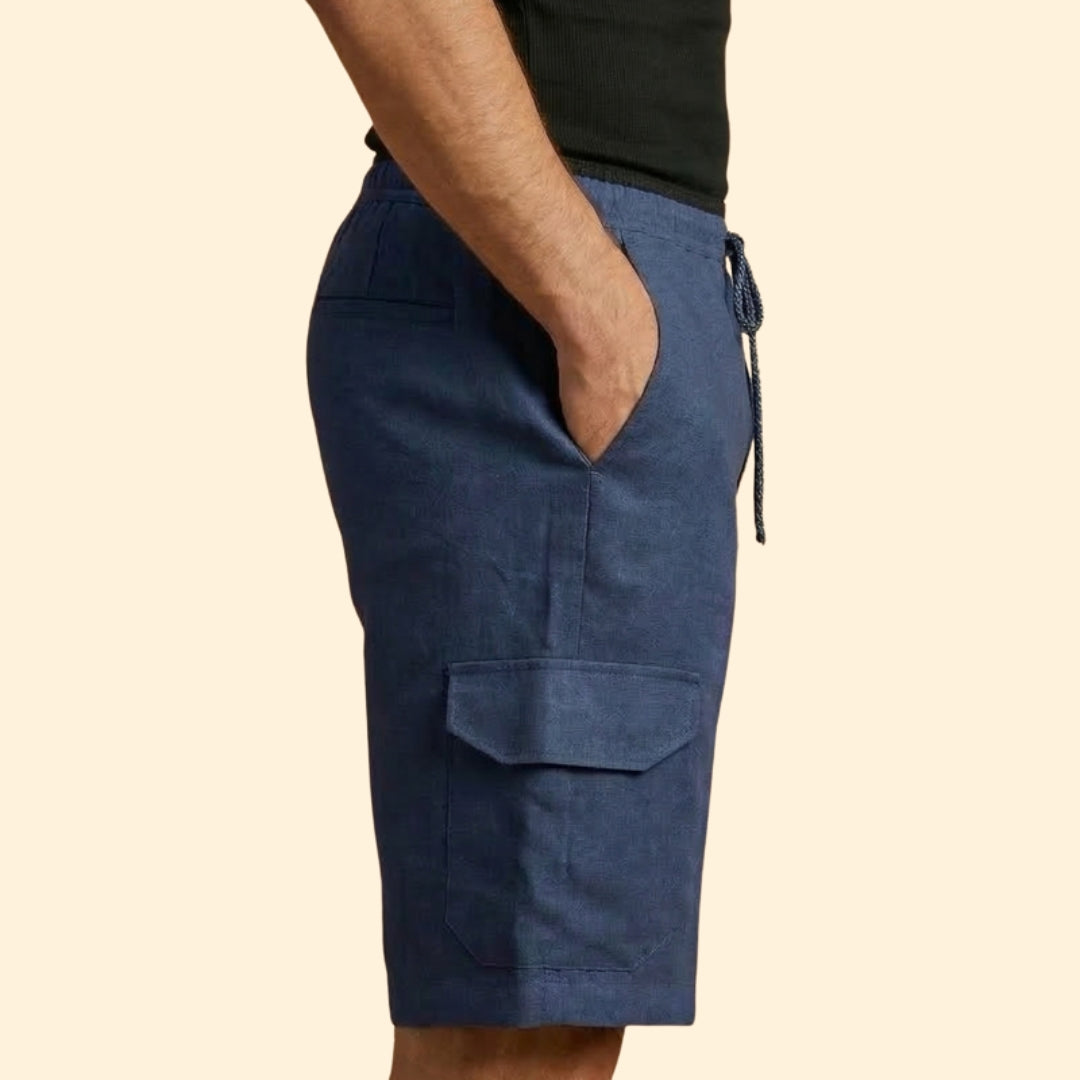 Men’s Relaxed Fit Cargo Shorts with Front Pockets