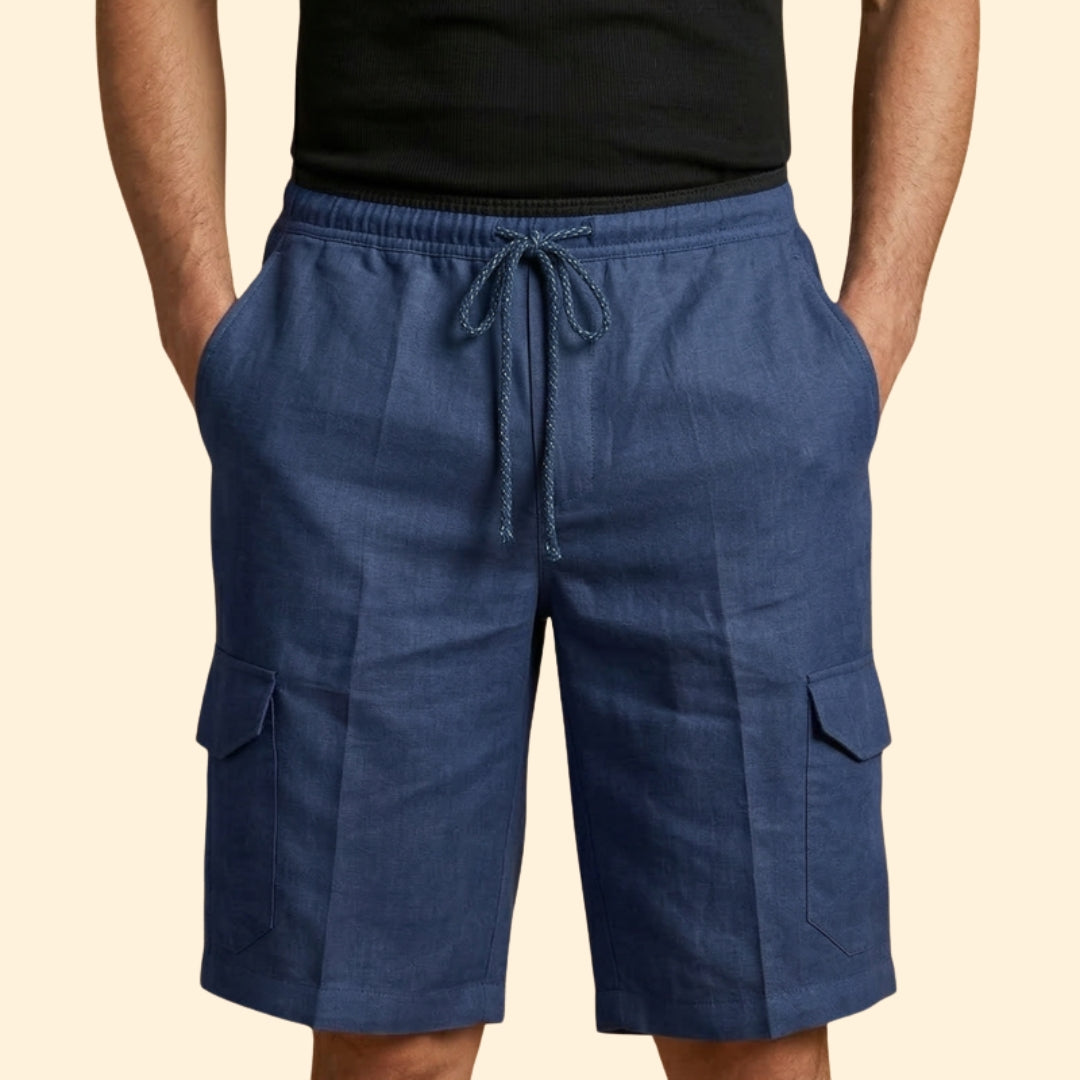 Men’s Relaxed Fit Cargo Shorts with Front Pockets
