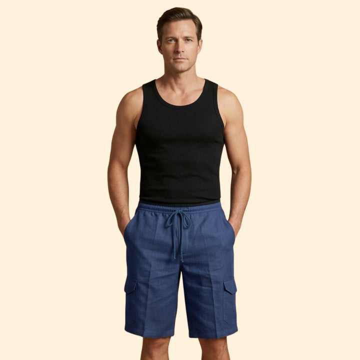 Men’s Relaxed Fit Cargo Shorts with Front Pockets