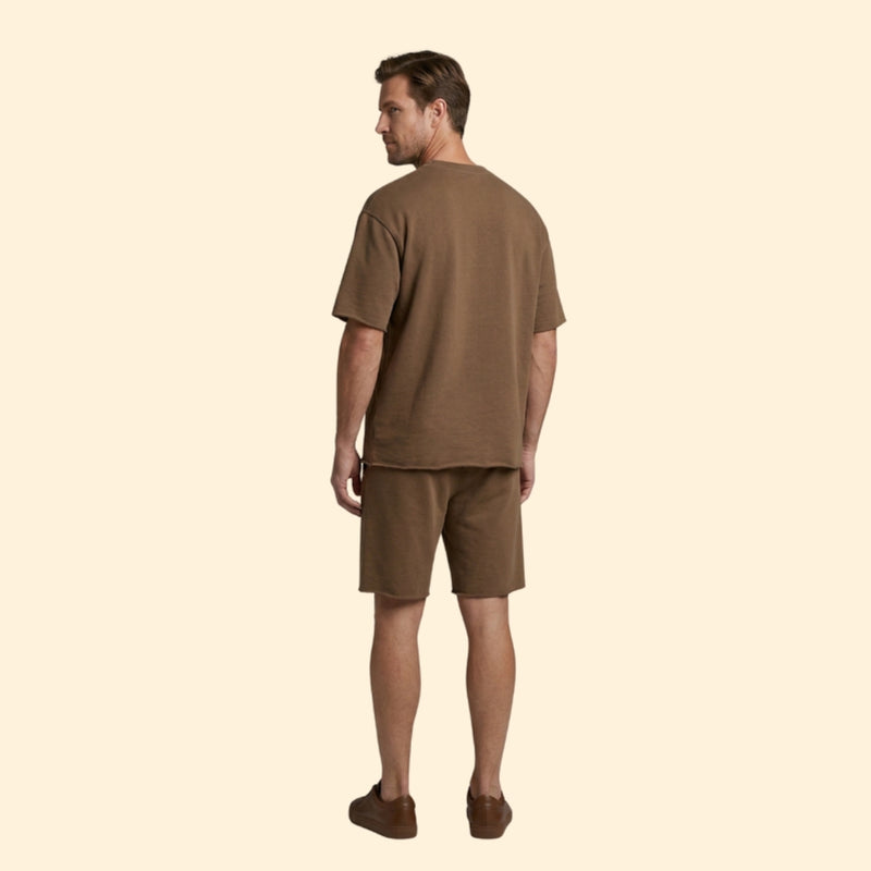 Men’s Relaxed Fit T-Shirt and Shorts Set