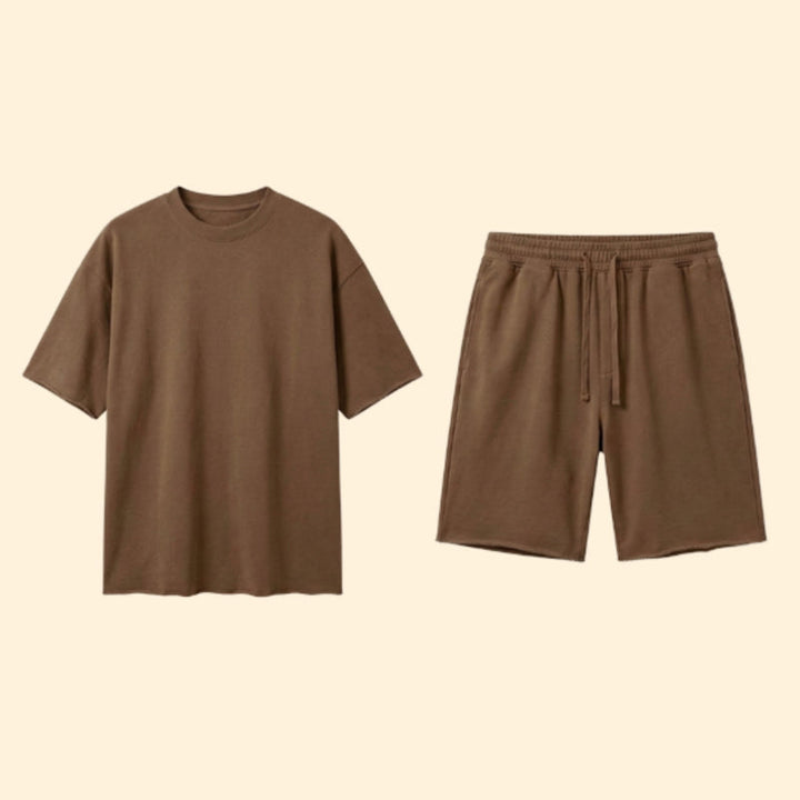 Men’s Relaxed Fit T-Shirt and Shorts Set