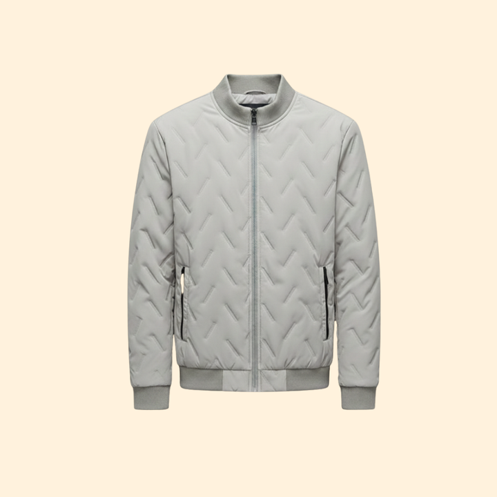 Men’s Ribbed Collar Jacket