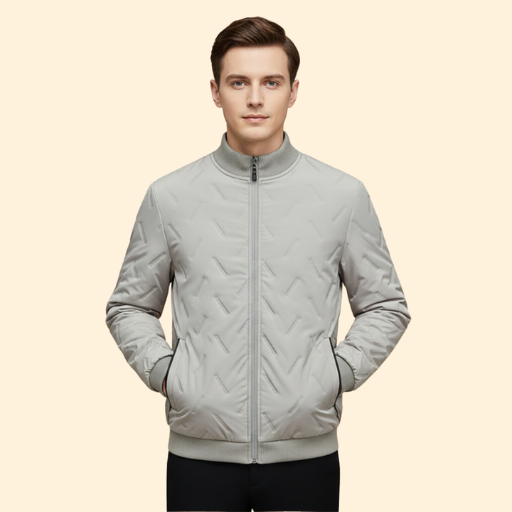 Men’s Ribbed Collar Jacket