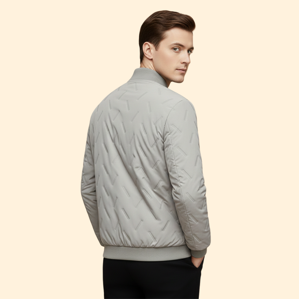 Men’s Ribbed Collar Jacket