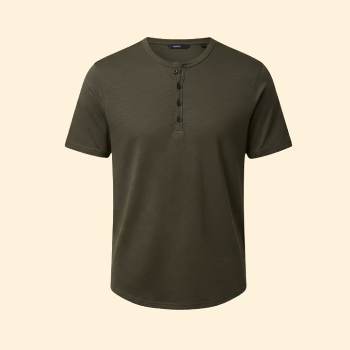 Men’s Short Sleeve Henley T-Shirt