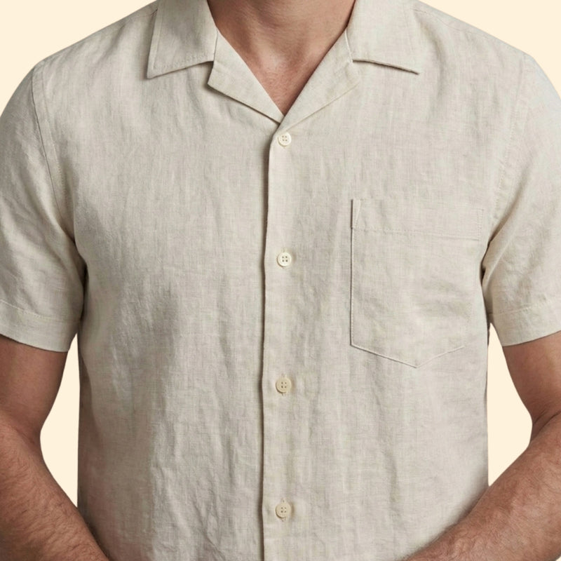 Men’s Short Sleeve Shirt and Tailored Pants Set
