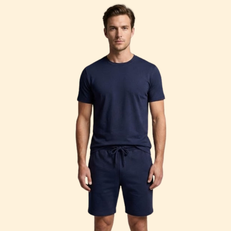 Men’s Short Sleeve T-Shirt and Shorts Set