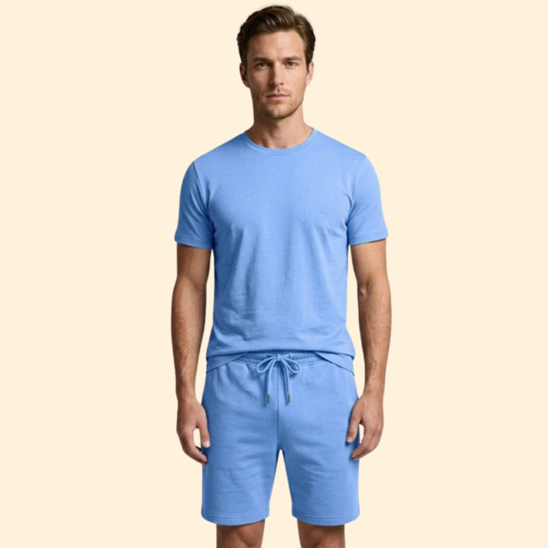 Men’s Short Sleeve T-Shirt and Shorts Set