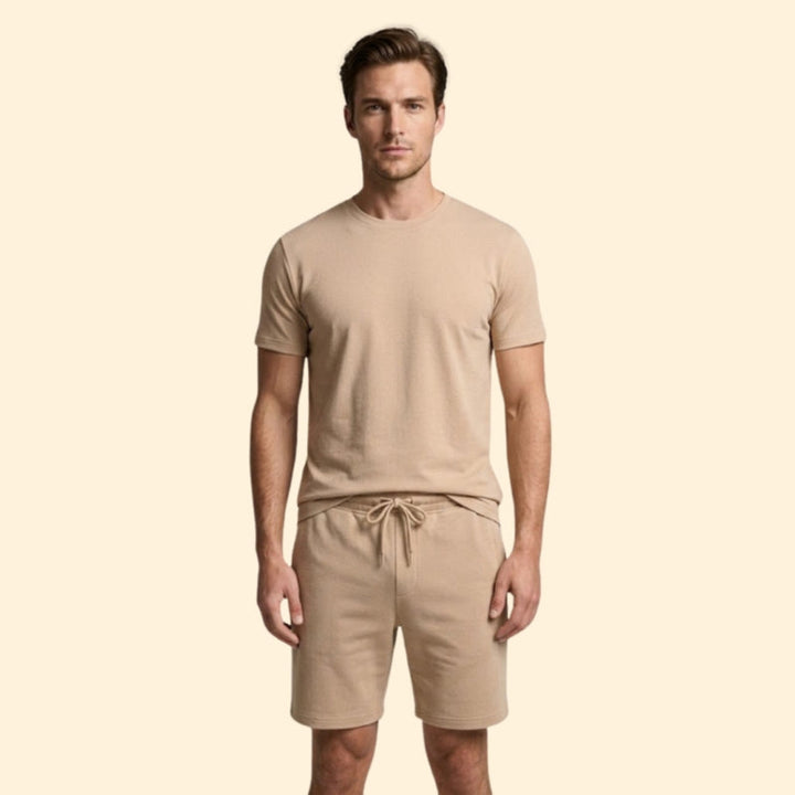 Men’s Short Sleeve T-Shirt and Shorts Set