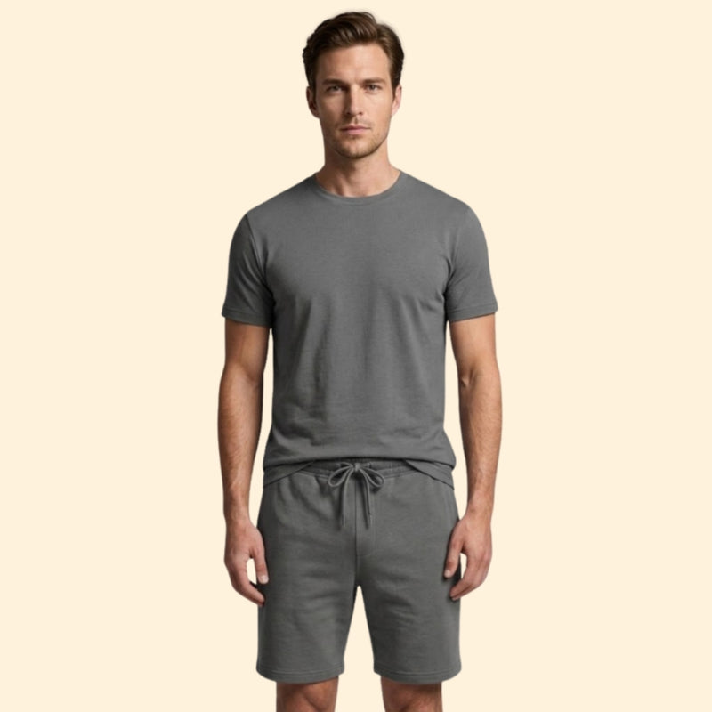 Men’s Short Sleeve T-Shirt and Shorts Set